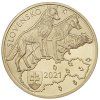 5 euro Slovakia 2021 - Wolf predatory