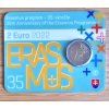 2 euro Slovensko 2022 - 35. výročie programu Erasmus (BU karta)