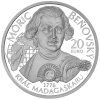 20 euro Slovensko 2026 - Kráľ Madagaskaru Móric Beňovský (Proof)