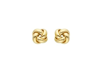 Earrings Camelia Monocolour in Yellow Gold