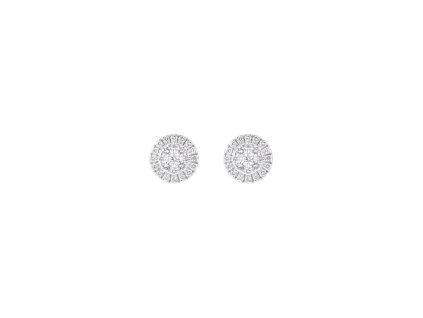 Earrings Pavè White Gold with Diamonds 0.40 ct