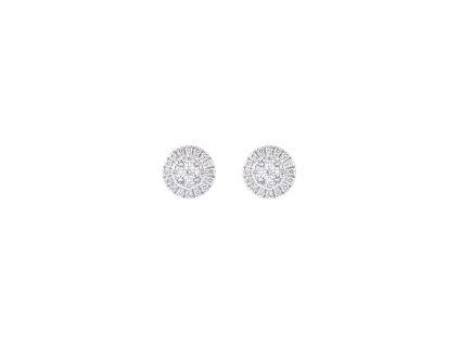 Earrings Pavè White Gold with Diamonds 0.40 ct
