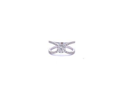 Ring Magic White Gold with Diamonds 0.85 ct (size 13)