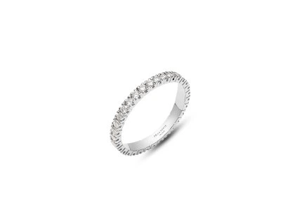 Ring Eternity White Gold with Diamonds 2.05 ct (size 10-15)