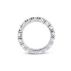 Ring Eternity White Gold with Diamonds 2.90 ct (size 16-20)