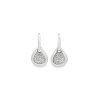 Charms Earrings White Gold with Diamonds 0.85 ct