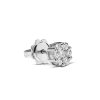 Magic Earrings White Gold with Diamonds 0.35 ct