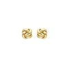 Earrings Camelia Monocolour in Yellow Gold