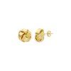 Earrings Camelia Multiband Monocolour in Yellow Gold