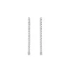 Earrings Tennis White Gold with Diamonds 0.35 ct