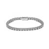 Bracelet Tennis White Gold with Diamonds 3.10 ct (18 cm)