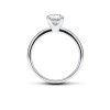 Engagement Ring Solitaire White Gold with Diamonds 0.70 ct