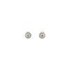 Earrings Stud Punto luce White Gold with Around Diamonds 0.90 ct