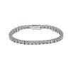 Bracelet Tennis White Gold with Diamonds 3.35 ct (20 cm)
