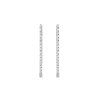 Earrings Tennis White Gold with Diamonds 0.35 ct