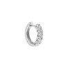Earrings Hoops White Gold with Diamonds 0.55 ct