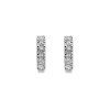 Earrings Hoops White Gold with Diamonds 0.55 ct