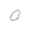 Ring Eternity White Gold with Diamonds 1.15 ct (size 15)