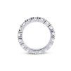 Ring Eternity White Gold with Diamonds 2.90 ct (size 10-15)