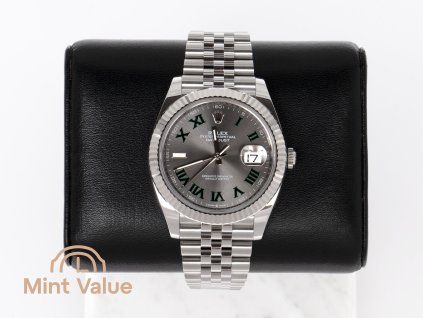 Rolex Datejust 41 "Wimbledon" Slate Grey Dial 126334