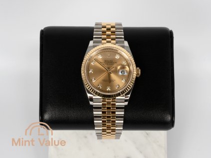 Rolex Datejust 36 Champagne With Diamonds 126233