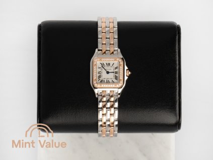 Cartier Panthère Small Steel and Rose Gold with Diamonds W3PN0014