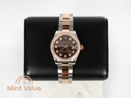 Rolex Datejust 31 Chocolate With Diamonds 278381RBR