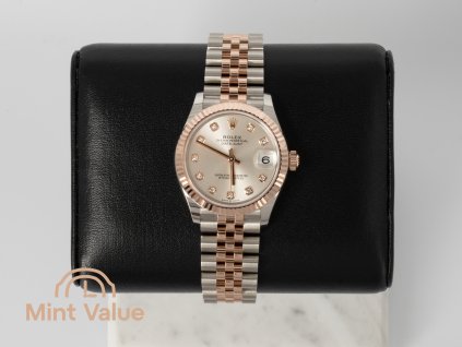 Rolex Datejust 31 Silver Dial With Diamonds 278271