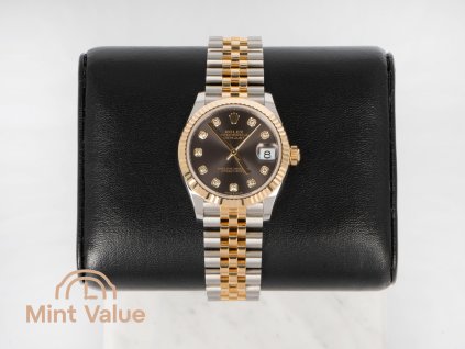 Rolex Datejust 31 Dark Grey With Diamonds 278273