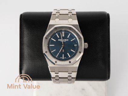Audemars Piguet Royal Oak "Jumbo" Extra-thin Blue 16202ST.OO.1240ST.02