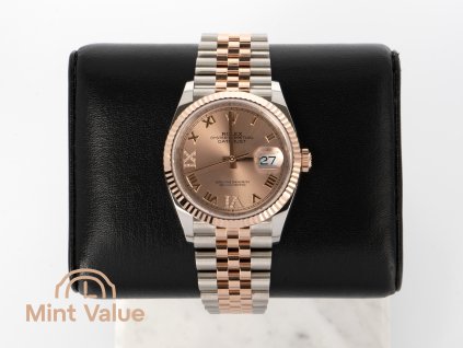 Rolex Datejust 36 Rose VI And IX With Diamonds 126231
