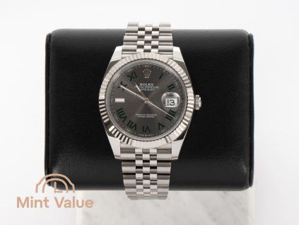 Rolex Datejust 41 "Wimbledon" Slate Grey Dial 126334