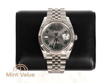 Rolex Datejust 41 "Wimbledon" Slate Grey Dial 126334
