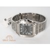 Cartier Santos Large Steel Black Dial WSSA0096