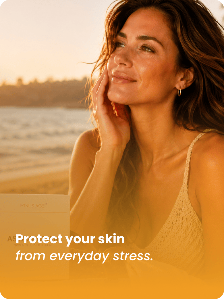 Skin protection from within, visible from the outside.