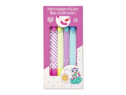 magicke fixky zmazatelne 6ks djeco