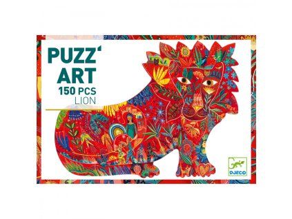 lev umelecke puzzle 150 ks djeco
