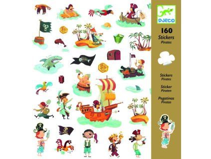 samolepky pirati djeco