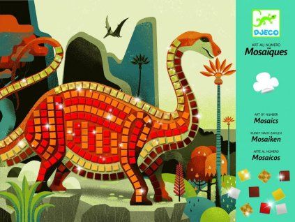 penova mozaika dinosaury djeco