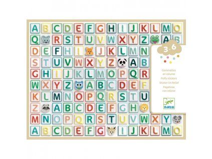 samolepky abeceda djeco