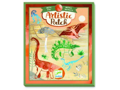 kolaz artistic patch dinosaury djeco