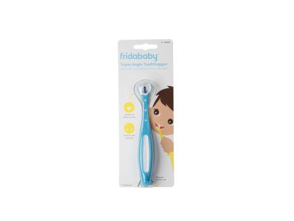 fridababy tooth hugger 3d zubna kefka modra