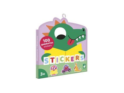 samolepky dinosaurus 100 ks od 3 rokov janod