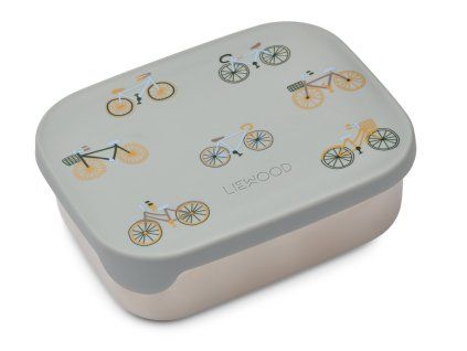 nerezovy obedovy box arthur bicyclecloud blue liewood