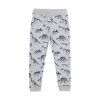 Tepláky s dinosaurami Medium Grey melange Minymo (Veľkosť 134 cm)