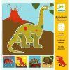 kreslenie podla sablony dinosaury djeco