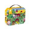 puzzle v kufriku farma 24 ks janod