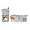 textilne kocky 4 ks forest friends little dutch