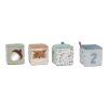 textilne kocky 4 ks forest friends little dutch