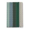 zeleny 10 pack silikonovych slamiek green multi mix timoti liewood
